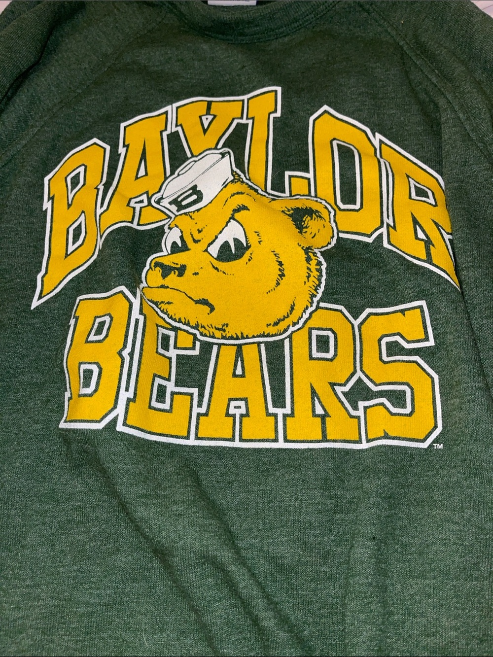 Baylor Bears Green Crewneck Sweatshirt - Picture 2 of 4